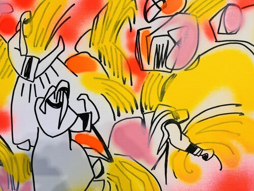 Les 3 recolteuses par Daniel PAUGAM, Peinture en vente sur Singulart