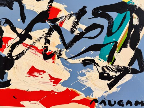 Les danseurs du ciel by Daniel PAUGAM, Painting for Sale on Singulart