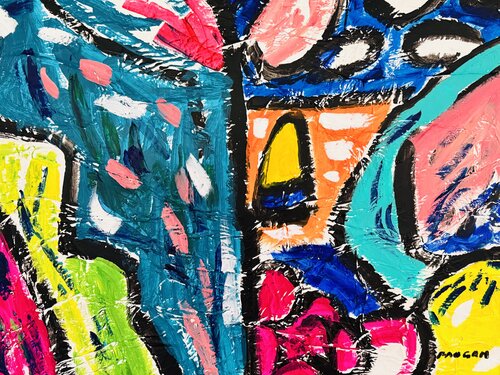 Les roches indomptables No 43 van Daniel PAUGAM, Schilderij te koop op Singulart