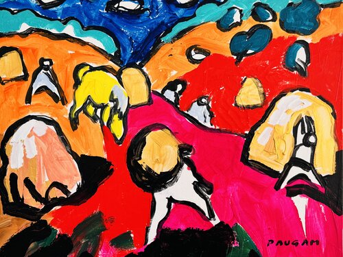 Fenaison 1 by Daniel PAUGAM, Painting for Sale on Singulart