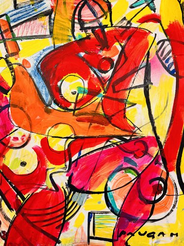 Femme nue ouverte von Daniel PAUGAM, Malerei kaufen auf Singulart