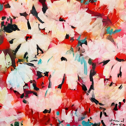 Happy Flowers 5 de Daniel PAUGAM, Otros medios a la venta en Singulart