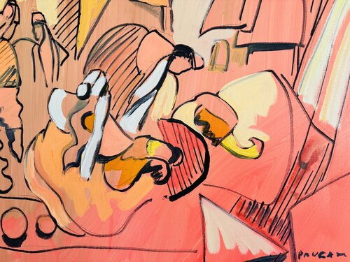 Composition Bretonne par Daniel PAUGAM, Peinture en vente sur Singulart