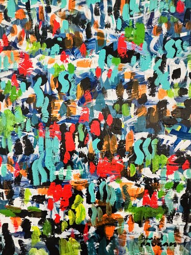 Les reflets turquoises van Daniel PAUGAM, Schilderij te koop op Singulart