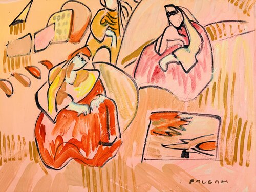 Les jumelles by Daniel PAUGAM, Painting for Sale on Singulart