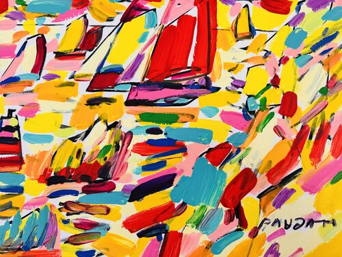 Côte à côtre di Daniel PAUGAM, Pittura in vendita su Singulart