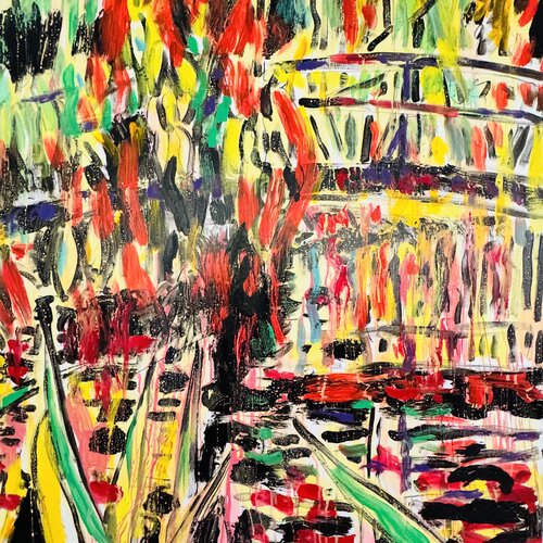 Glycine le soir von Daniel PAUGAM, Malerei kaufen auf Singulart