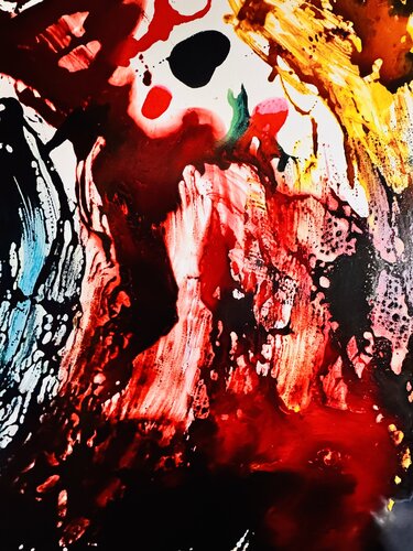 Le feu sur l’eau von Daniel PAUGAM, Malerei kaufen auf Singulart