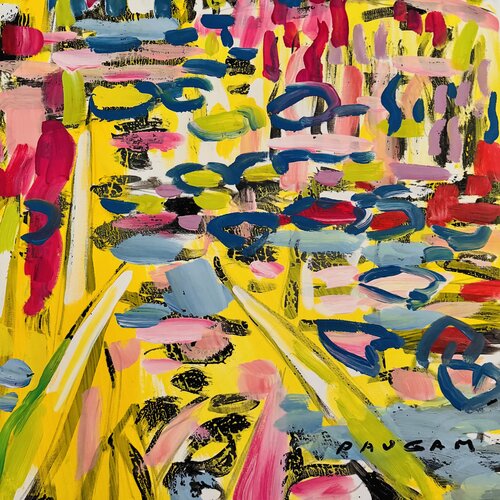 Sérénissimes nénuphars 2/3 van Daniel PAUGAM, Schilderij te koop op Singulart