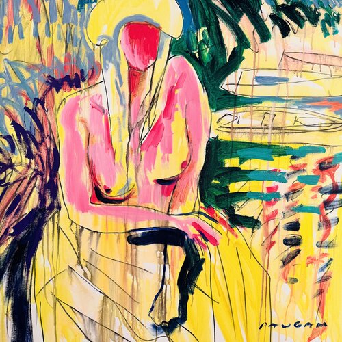 Les 3 barques par Daniel PAUGAM, Peinture en vente sur Singulart
