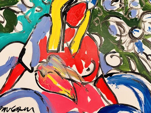 Le cœur sur la robe di Daniel PAUGAM, Pittura in vendita su Singulart