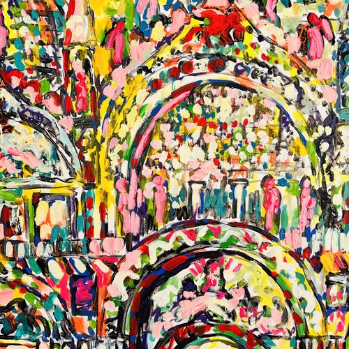 San Marco Basilica 2 by Daniel PAUGAM, Painting for Sale on Singulart