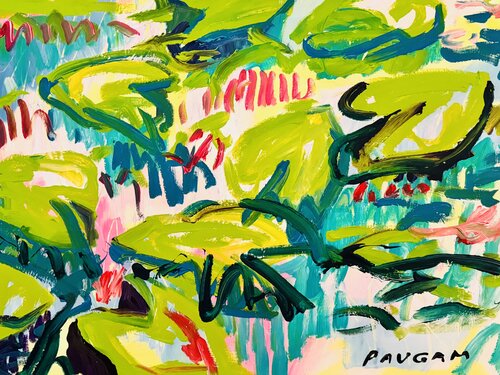 Young water lilies 3 von Daniel PAUGAM, Malerei kaufen auf Singulart