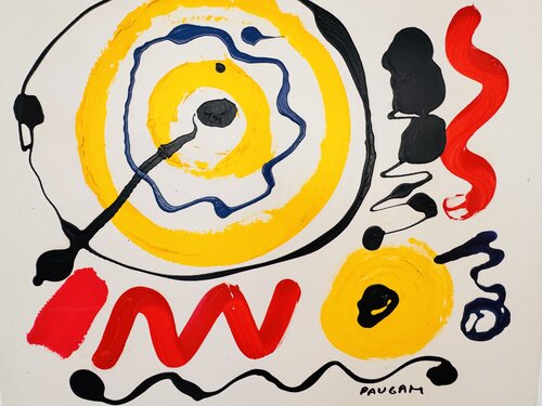 Femme avec ses objets Daniel PAUGAM
