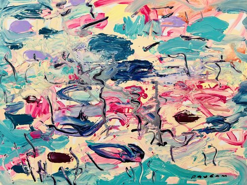 New Young water lilies 2 von Daniel PAUGAM, Malerei kaufen auf Singulart