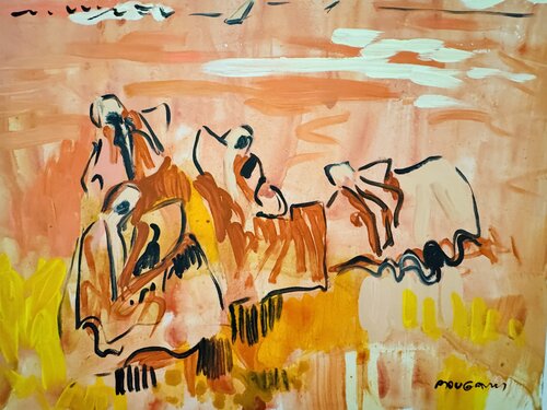 Le coucher doux di Daniel PAUGAM, Pittura in vendita su Singulart