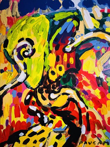 Le chemin caillouteux di Daniel PAUGAM, Pittura in vendita su Singulart