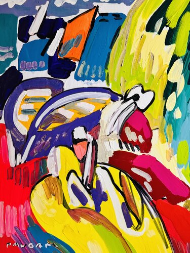 Le voilier orange de Daniel PAUGAM, Pintura a la venta en Singulart
