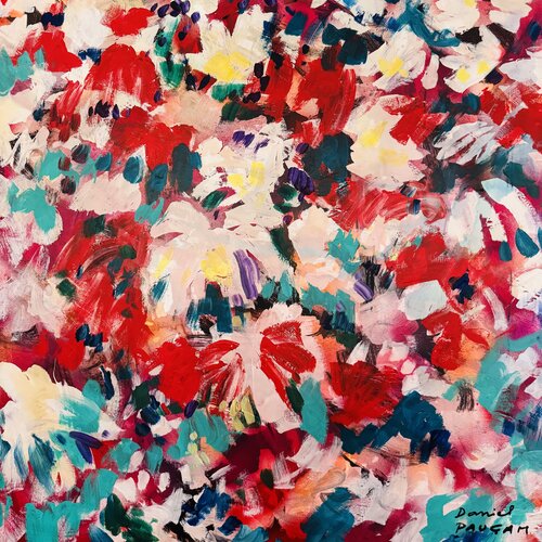 Happy Flowers 6 van Daniel PAUGAM, Andere media te koop op Singulart
