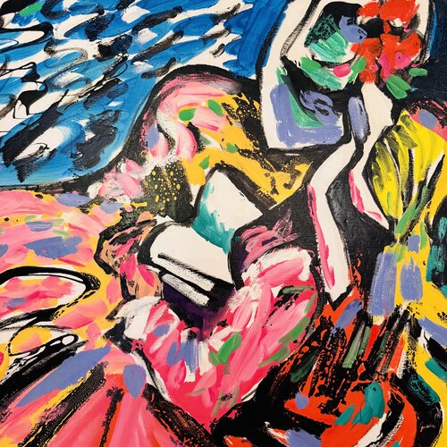 La liseuse aux poissons di Daniel PAUGAM, Pittura in vendita su Singulart