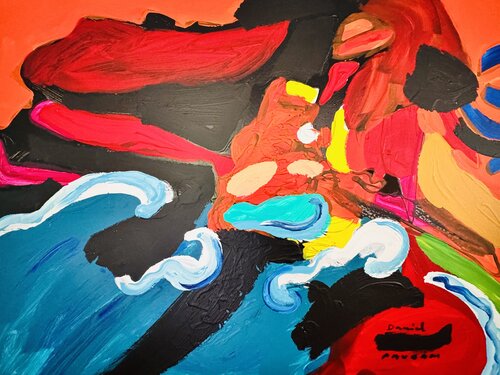 Les vagues insolites par Daniel PAUGAM, Peinture en vente sur Singulart