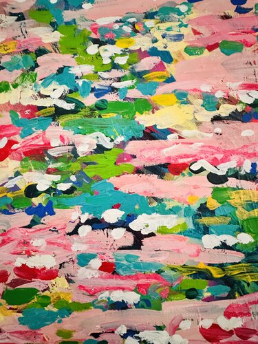 Peacefull water lilies 15 par Daniel PAUGAM, Peinture en vente sur Singulart