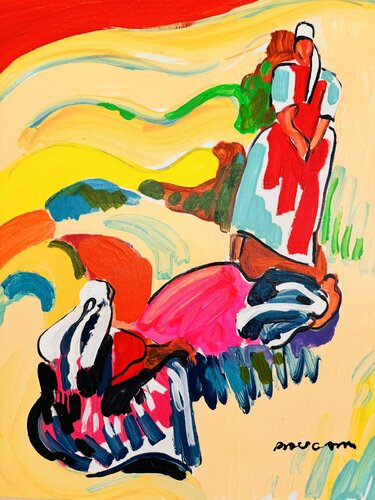 L’avant mariage par Daniel PAUGAM, Peinture en vente sur Singulart