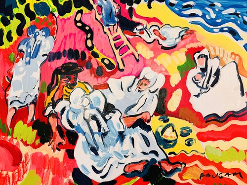 Les fruits à l’échelle de Daniel PAUGAM, Pintura a la venta en Singulart