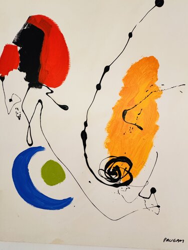 J’attends le jour et la nuit par Daniel PAUGAM, Peinture en vente sur Singulart