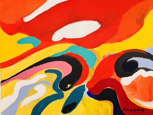 La grève retirée van Daniel PAUGAM, Schilderij te koop op Singulart