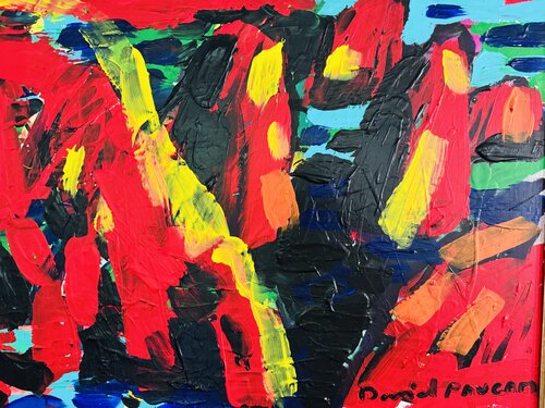 Les roches indomptables No 2 par Daniel PAUGAM, Peinture en vente sur Singulart
