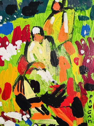 Les bouquets blancs par Daniel PAUGAM, Peinture en vente sur Singulart