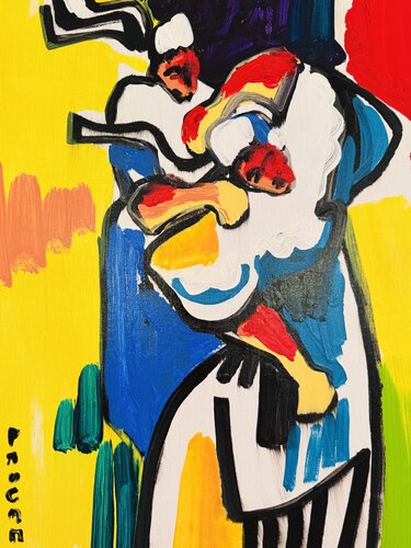 La collerette - dentelle par Daniel PAUGAM, Peinture en vente sur Singulart