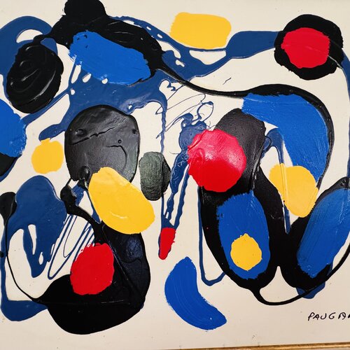 Les ballons de la fête par Daniel PAUGAM, Peinture en vente sur Singulart