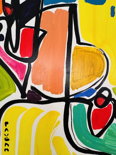La serviette de plage by Daniel PAUGAM, Painting for Sale on Singulart