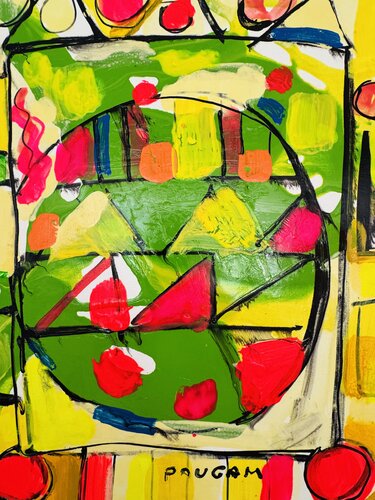 La table von Daniel PAUGAM, Malerei kaufen auf Singulart