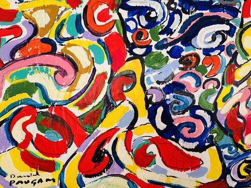 Côtes rocheuses 4 par Daniel PAUGAM, Peinture en vente sur Singulart