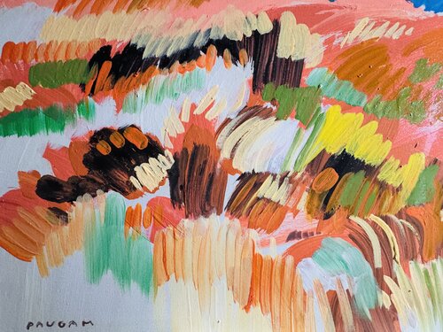 Dans la lande par Daniel PAUGAM, Peinture en vente sur Singulart