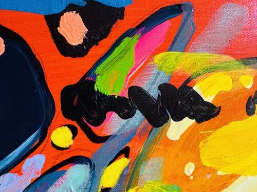 Le joli chaos van Daniel PAUGAM, Schilderij te koop op Singulart