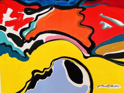 La plage nue van Daniel PAUGAM, Schilderij te koop op Singulart