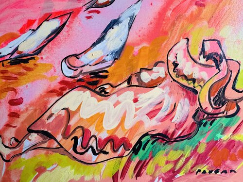 Mer rouge von Daniel PAUGAM, Malerei kaufen auf Singulart