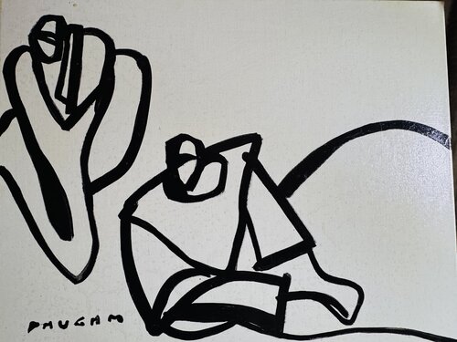 Allongé - debout van Daniel PAUGAM, Schilderij te koop op Singulart