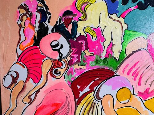 Soir rose von Daniel PAUGAM, Malerei kaufen auf Singulart