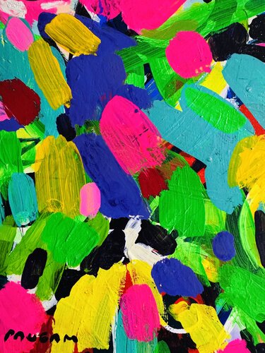 Rose anti- remembrement van Daniel PAUGAM, Schilderij te koop op Singulart