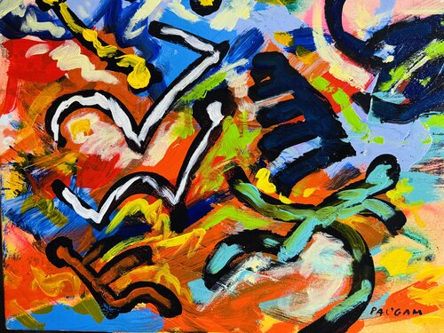 Gestes primaires par Daniel PAUGAM, Peinture en vente sur Singulart