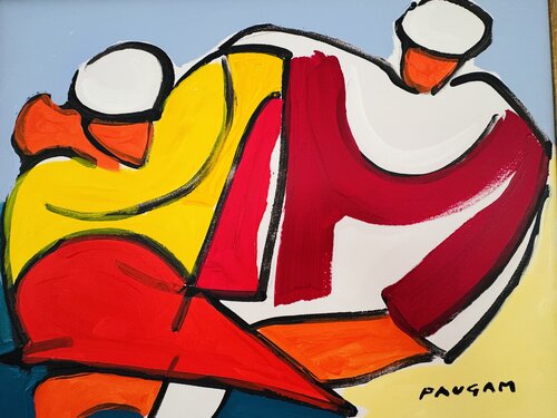 Les piliers de marre par Daniel PAUGAM, Peinture en vente sur Singulart