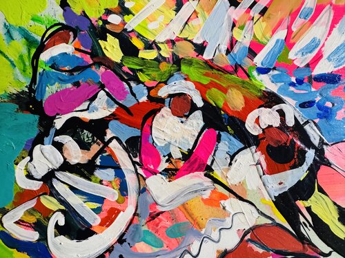 Le départ rangé par Daniel PAUGAM, Peinture en vente sur Singulart