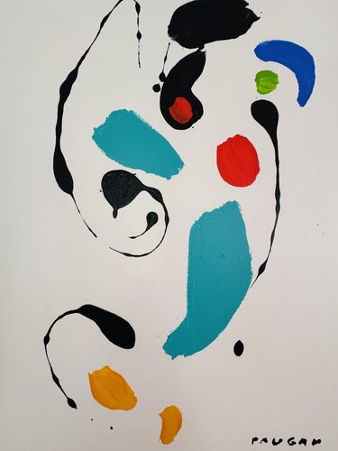 Dans le jardin reposant van Daniel PAUGAM, Schilderij te koop op Singulart