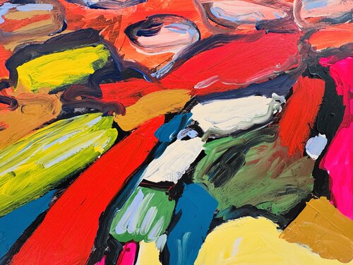 Paysage enchanté 10 van Daniel PAUGAM, Schilderij te koop op Singulart