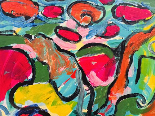 Paysage enchanté 17 van Daniel PAUGAM, Schilderij te koop op Singulart